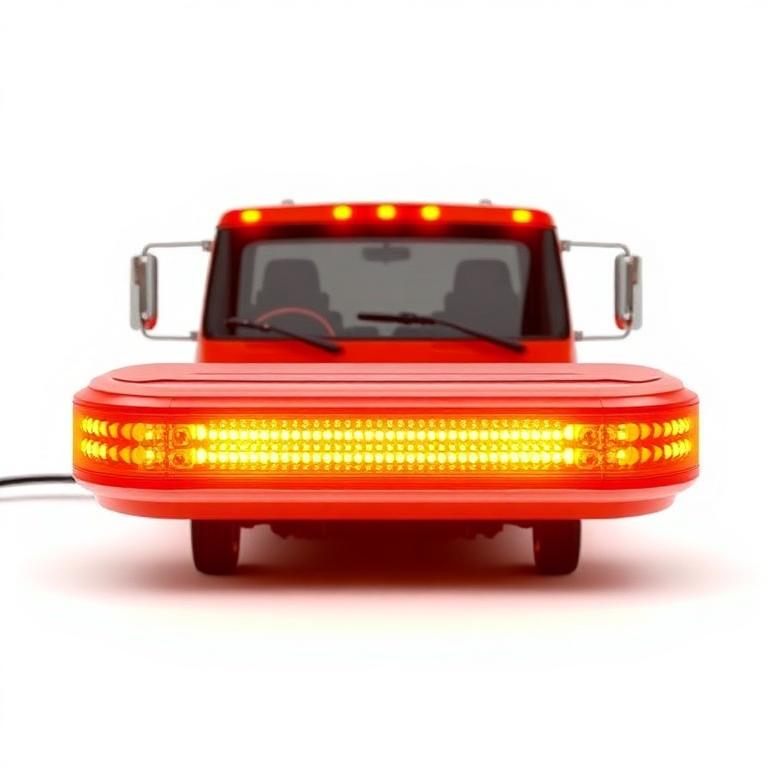 LED Warning Strobe Light (Amber)